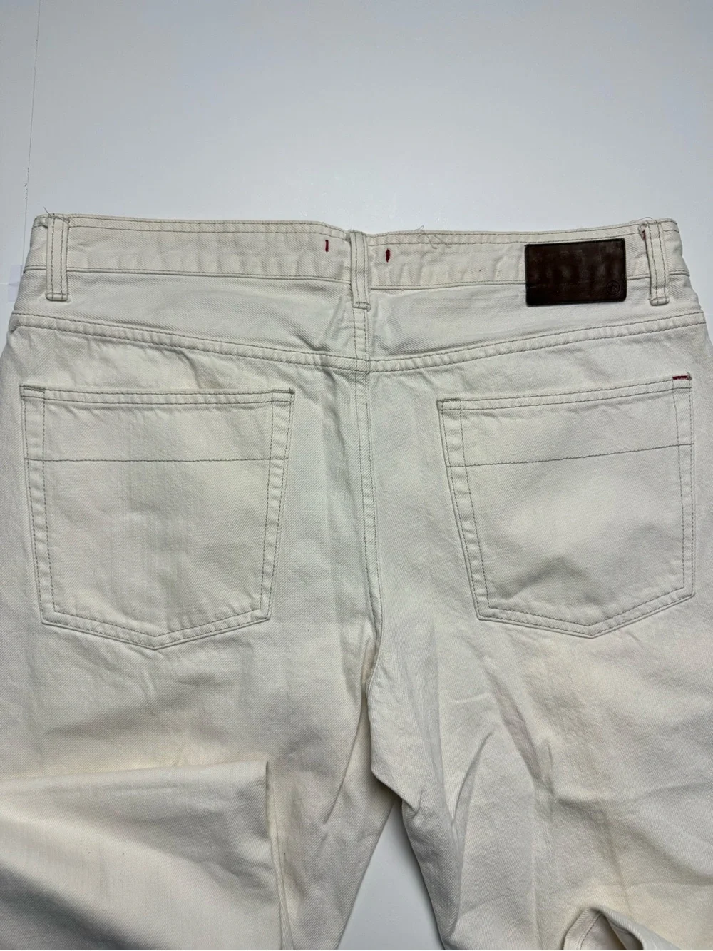 Converse One Star Men's Cream Vintage Straight-Leg denim Jeans